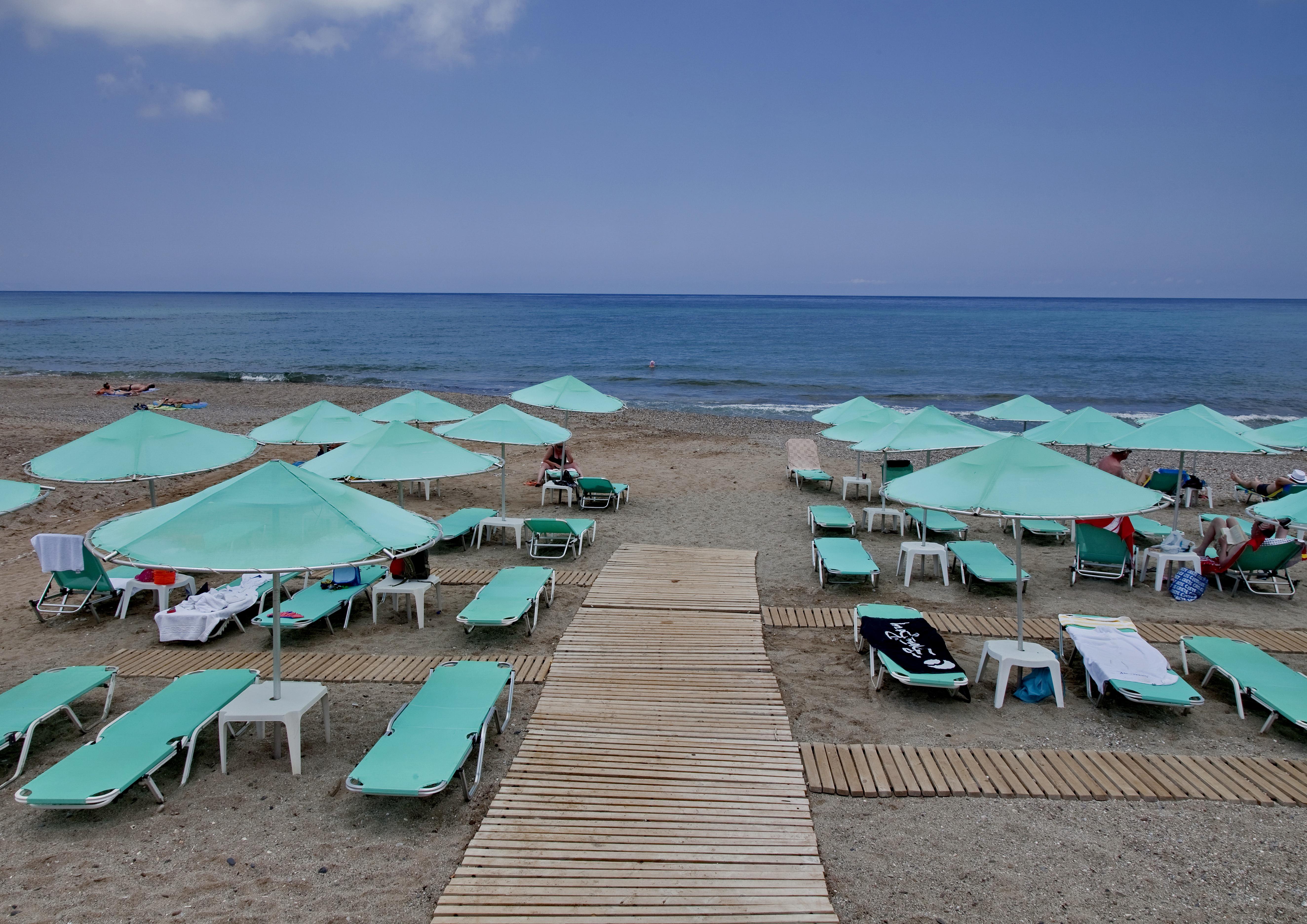 Jo An Beach Hotel Adelianos Kampos Eksteriør billede